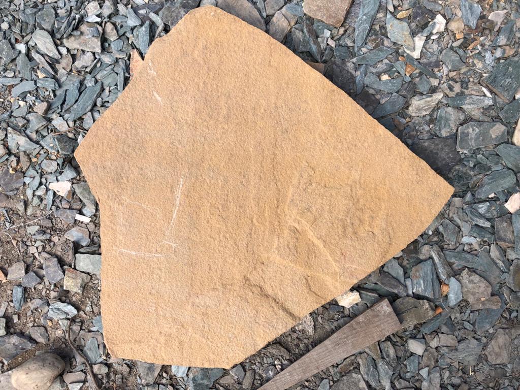 картинка Песчаник для мощения Персиковый от интернет-магазина природного камня "Аквилон"